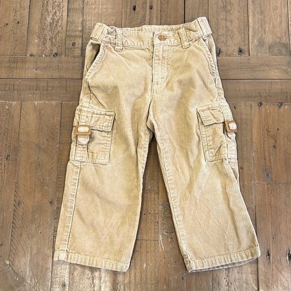 Janie and jack khaki corduroy cargo pants - Picture 1 of 7